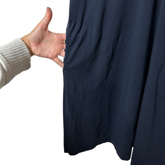 J. Jill | Knit Shift Dress | Black | Pockets Cotton Spandex | Womens Size Large - Picture 5 of 9